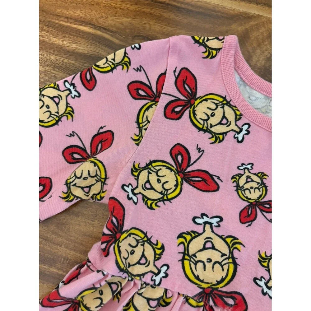 Hanna Andersson Holiday Cindy Lou Who Dress (Grinch Collection), Size 3T